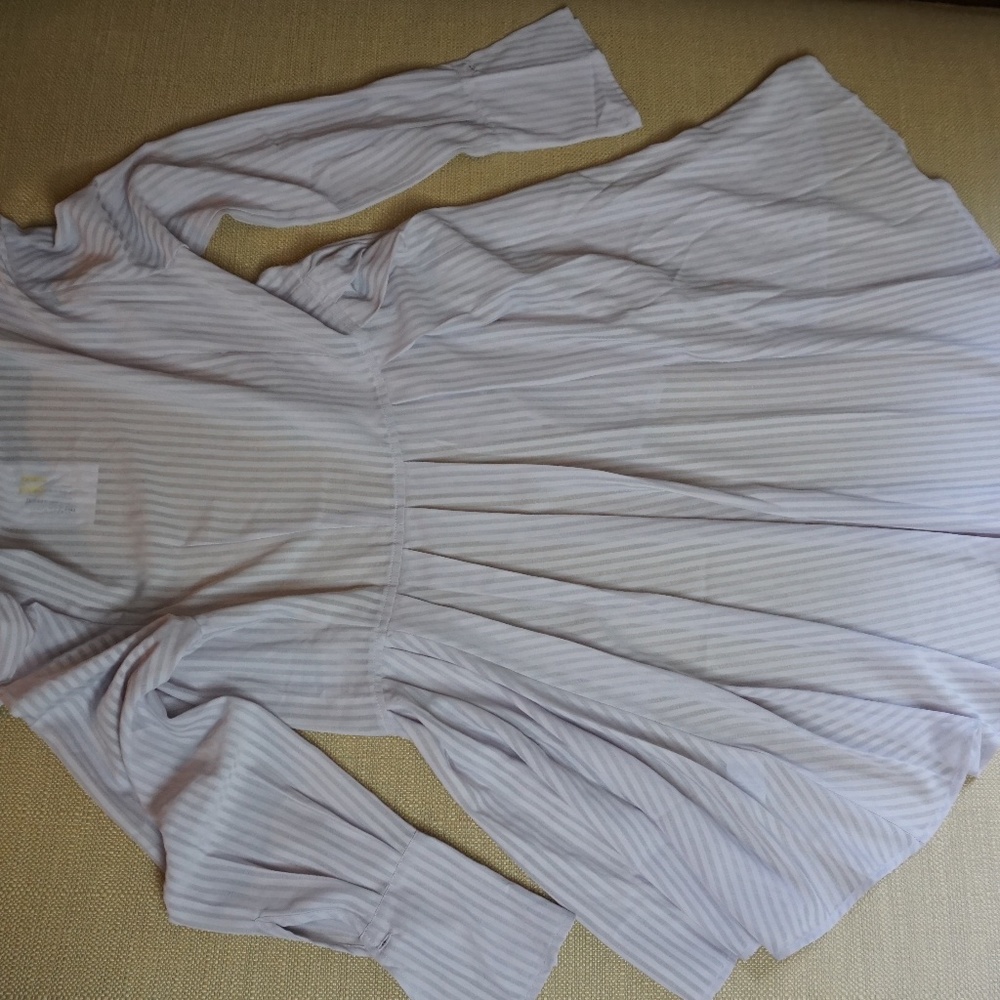 Bellenista  Sheer Lavender Blouse Swallow-Tail New